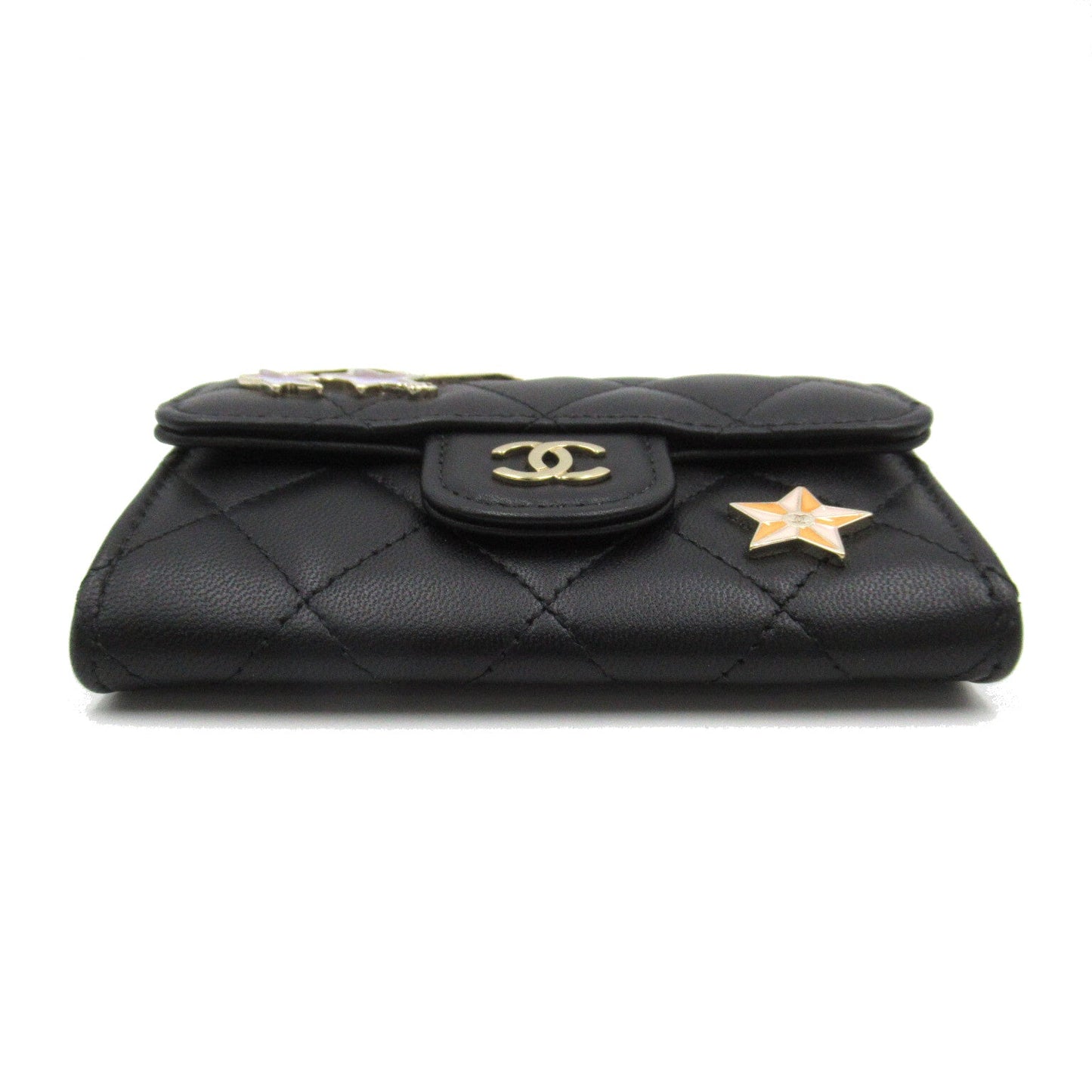 CHANEL Classic Flap Card Case Card Case Accessoires    Black  AP0214