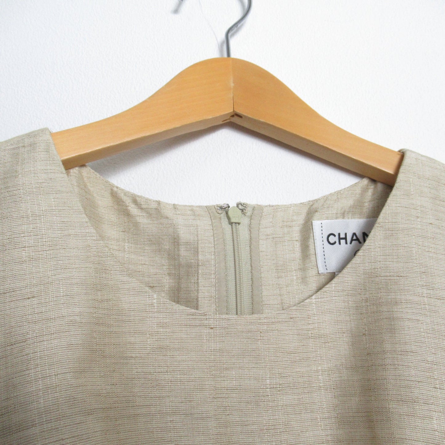 Chanel One Earrings One Piece  Tops Linen  Beige P32788V23002