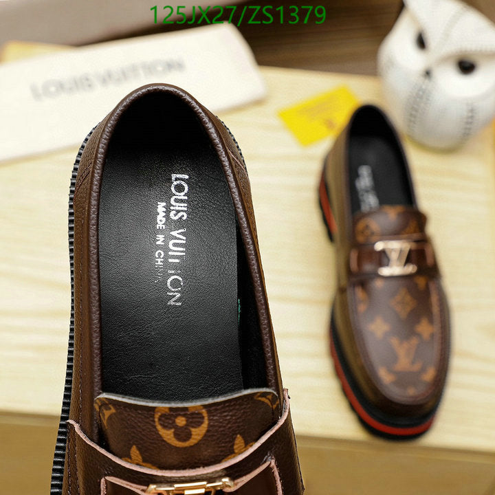 Louis Vuitton Mokassins Academy leather flats