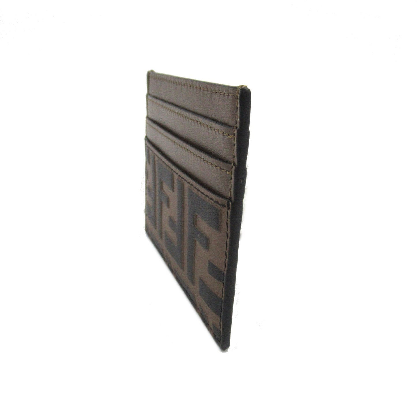 Fendi Fendi Card Case Accessoires  Leather  Brown / Black 8M0445AAFMF13VK