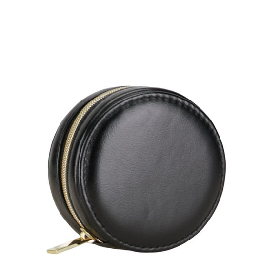 Saint Laurent Circle Round Pouch Black   Saint Laurent