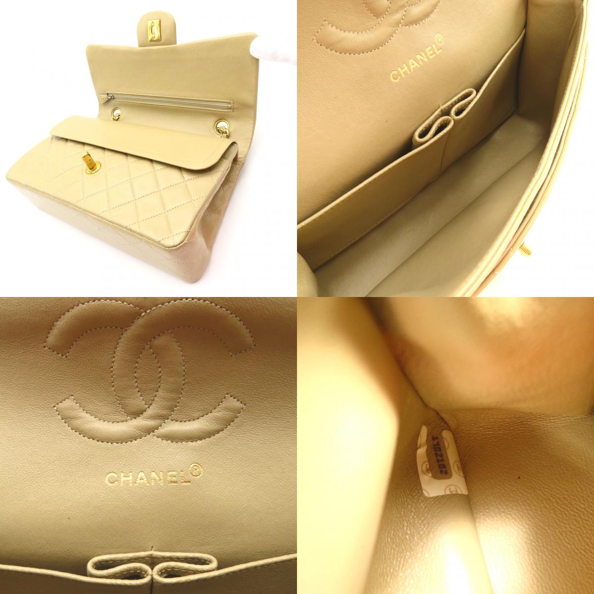 Chanel Double Flap Chain Shoulder Shoulder Bag  Beige Ladies Ladies Ladies Ladies Ladies Ladies Ladies Ladies Ladies Ladies