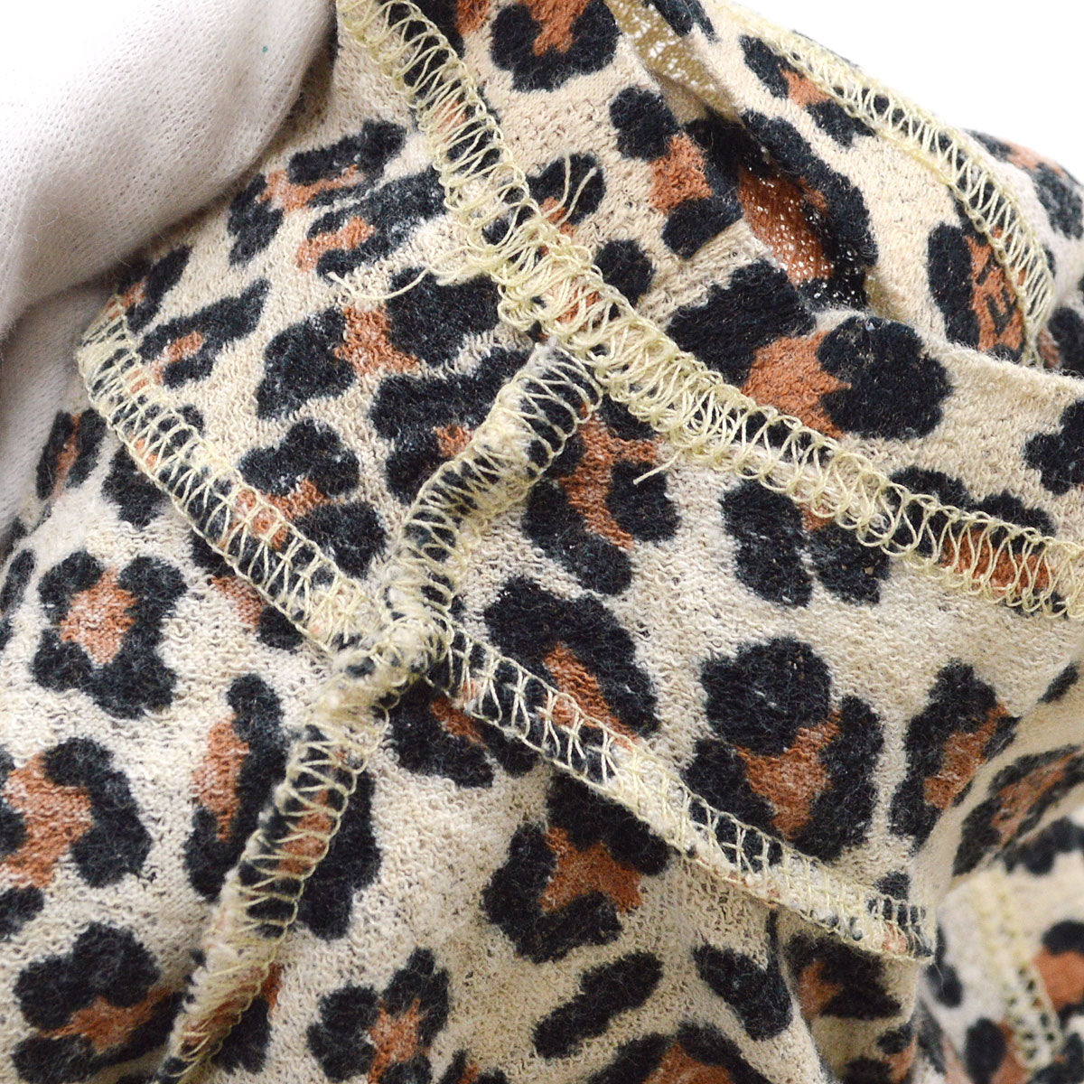 FENDI Leopard T-Shirt Beige #44