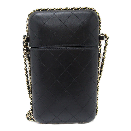 CHANEL Chain Pochette Chain Bag Chain Bag Ramble S  Black Box