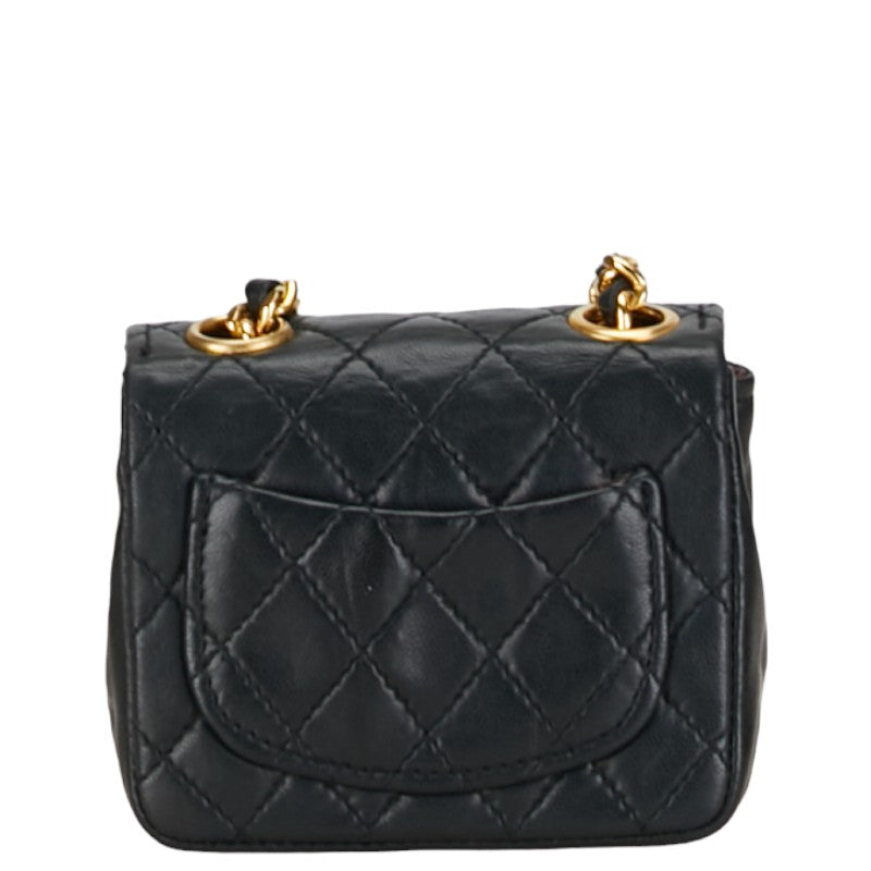 Chanel Mini Matrasse Coco Bagg Room Belt Room Black Leather  Chanel