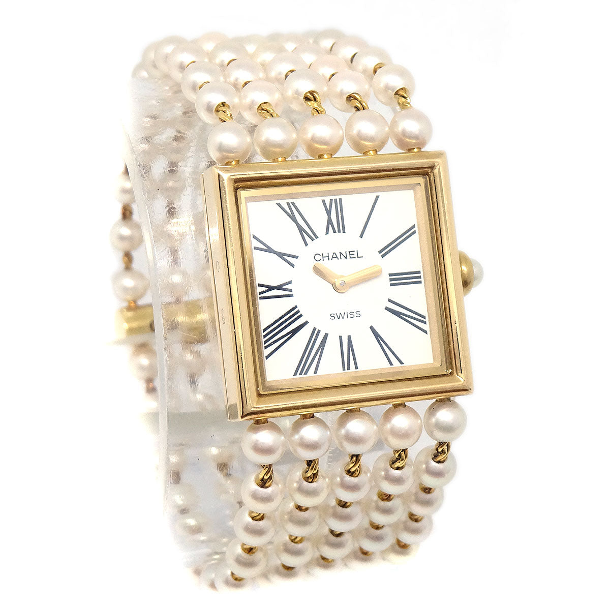 Chanel 1989 Pearl Mademoiselle Watch #M