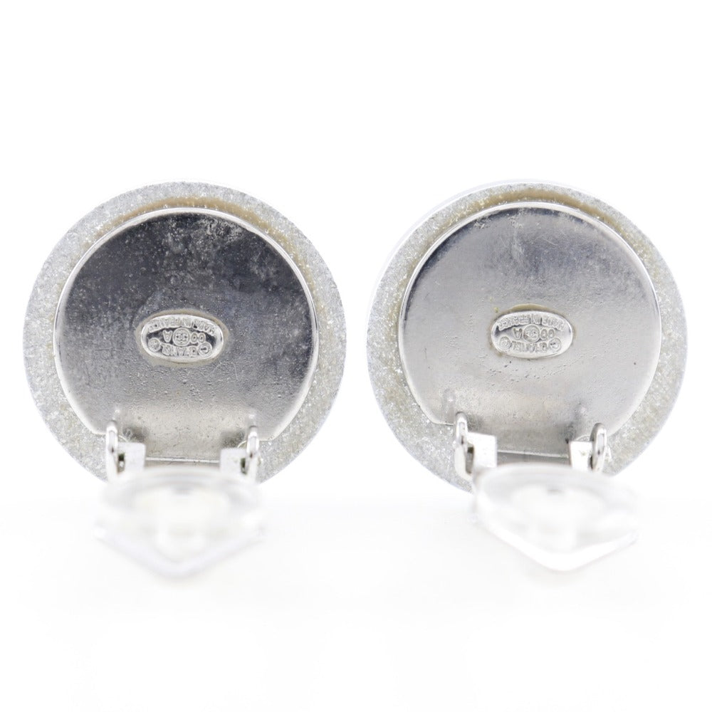 Chanel Chanel Coco Earring  2000 Silver 00A  5.8g COCO Mark