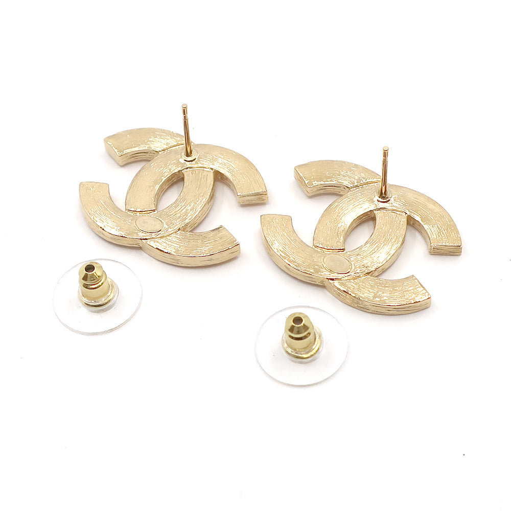 Chanel Stud_Earrings One-to-One Imitation CC Mark B24S G Color Gold  GP  Accessories Female  Box 【New】【Unused】