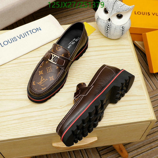 Louis Vuitton Mokassins Academy leather flats