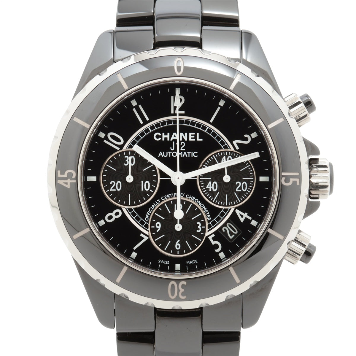 Chanel J12 Chronograph H0940 SSCE AT Black Chronograph