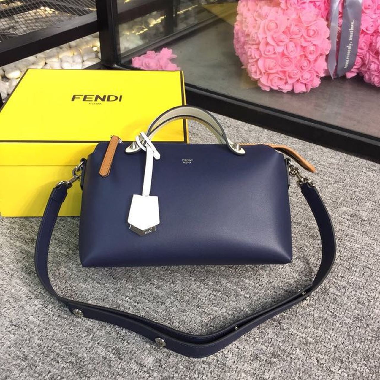 Fendi By The Way Medium Bag Dark Blue