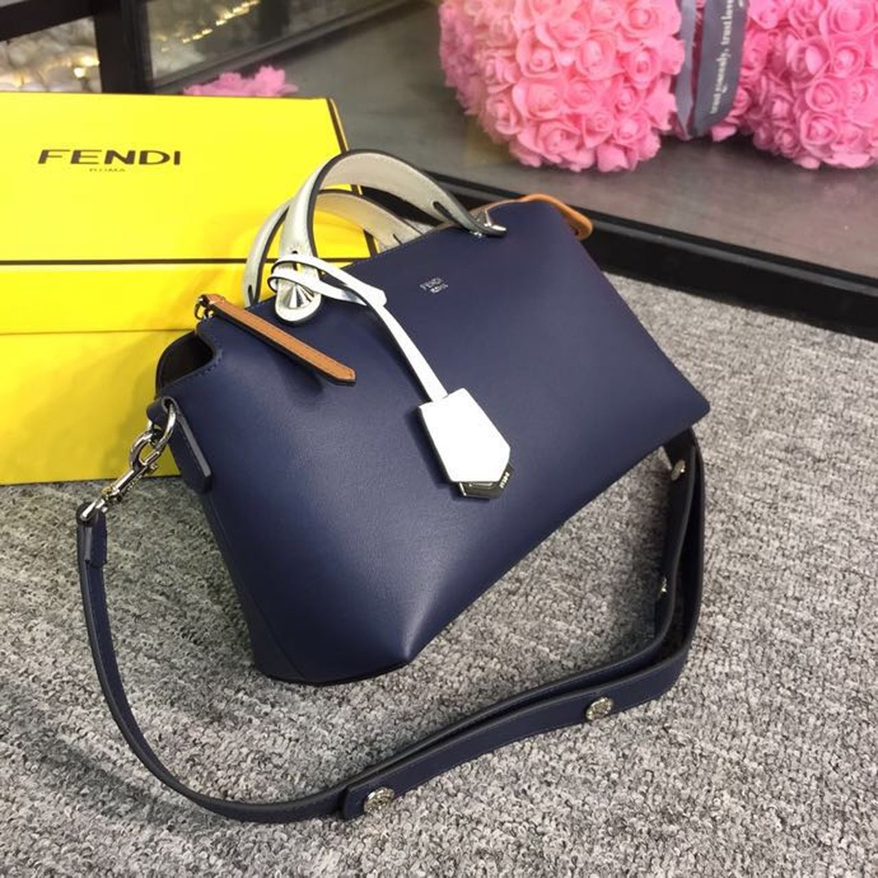 Fendi By The Way Medium Bag Dark Blue