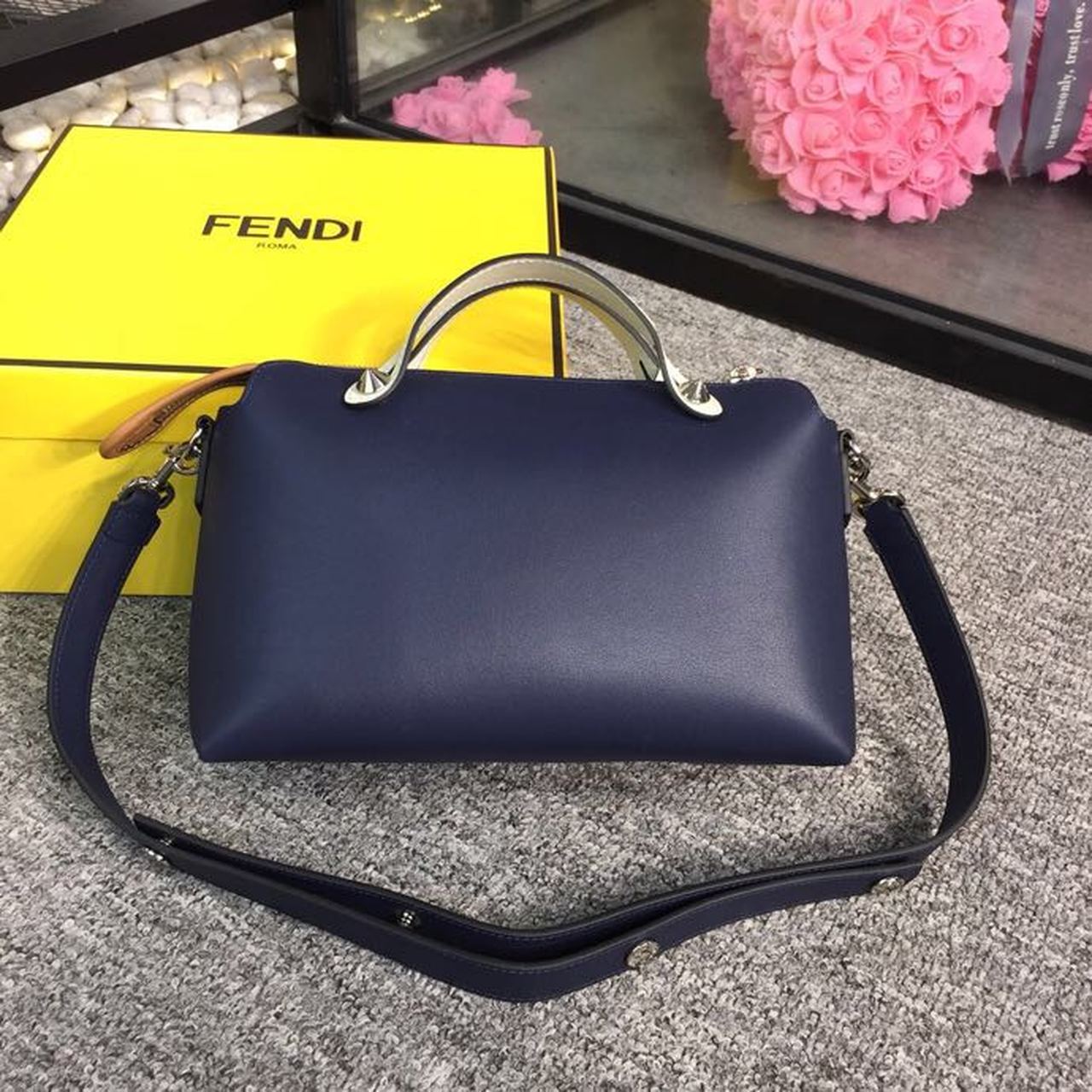 Fendi By The Way Medium Bag Dark Blue