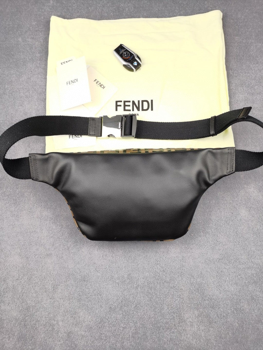 Fendi Belt Bag Brown For Men, Men&#8217;s Bags 18.1in/46cm