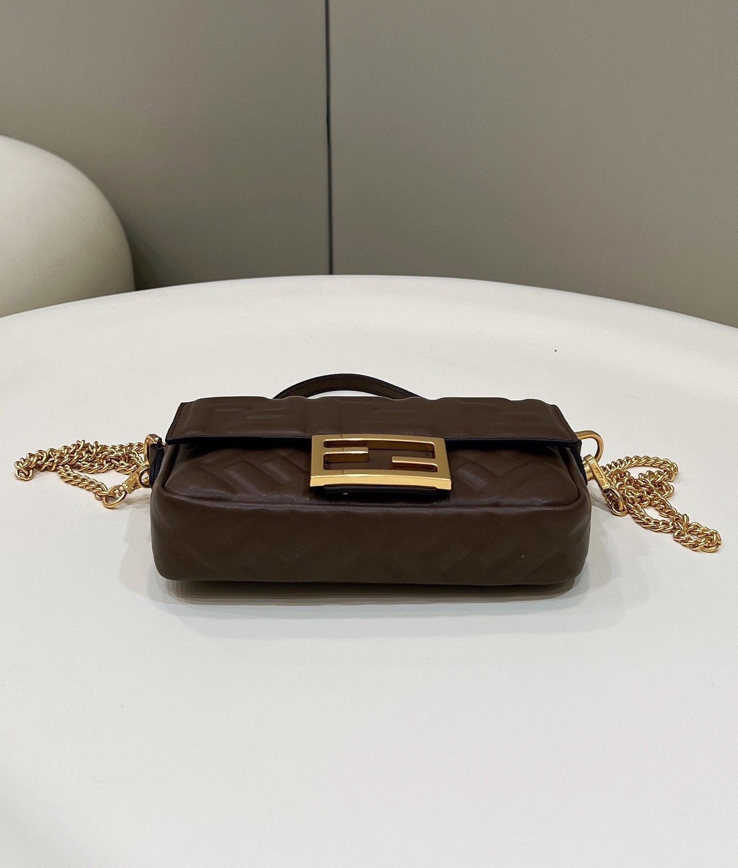 Fendi Baguette Brown Shoulder And Crossbody Bags