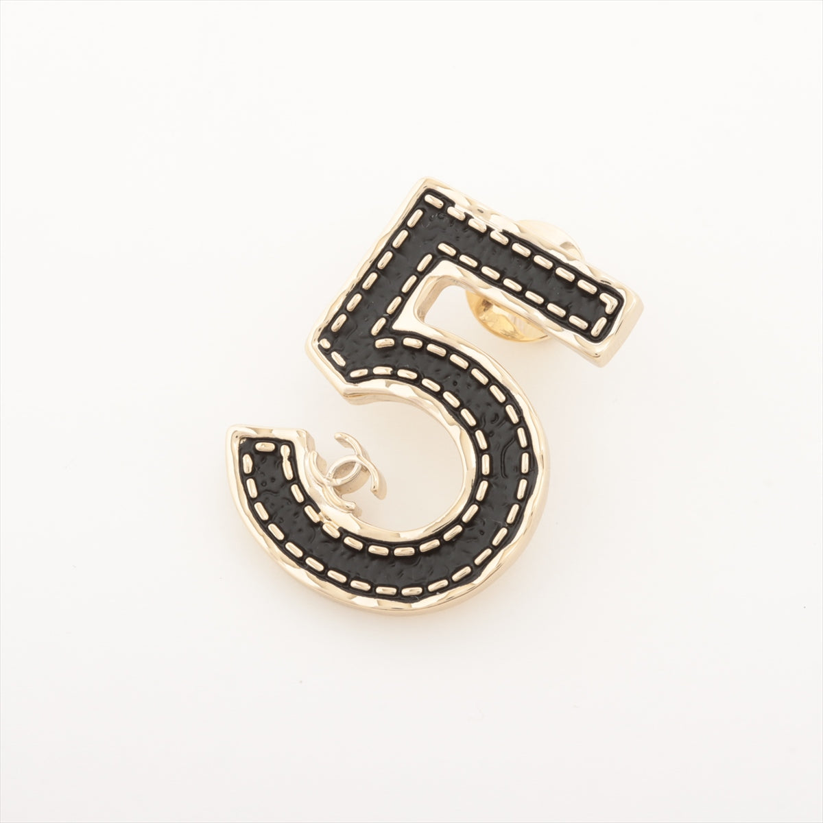 Chanel Coco .5 B23S Brooch GP BlackGen