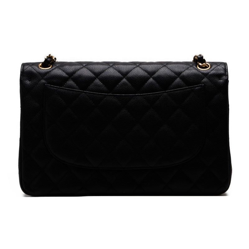 CHANEL Deca Double Flap Turnlock Chain Shoulder Caviar S Black  Shoulder Bag Mini Shoulder Bag  Shoulder Bag Hybrid