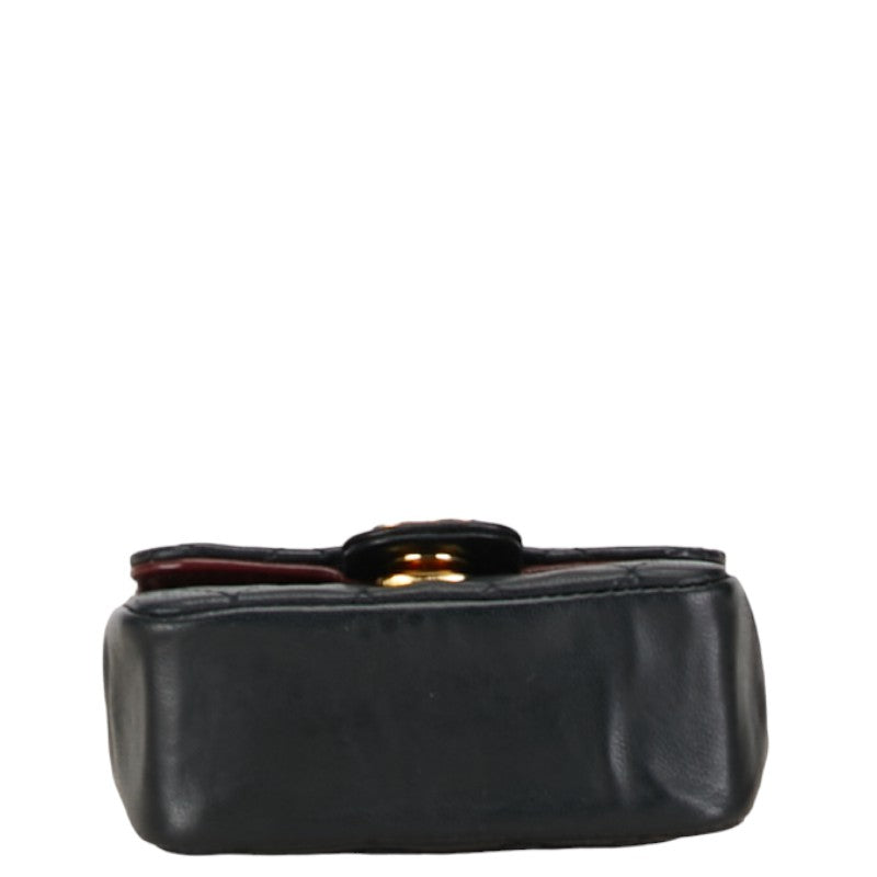 Chanel Mini Matrasse Coco Bagg Room Belt Room Black Leather  Chanel