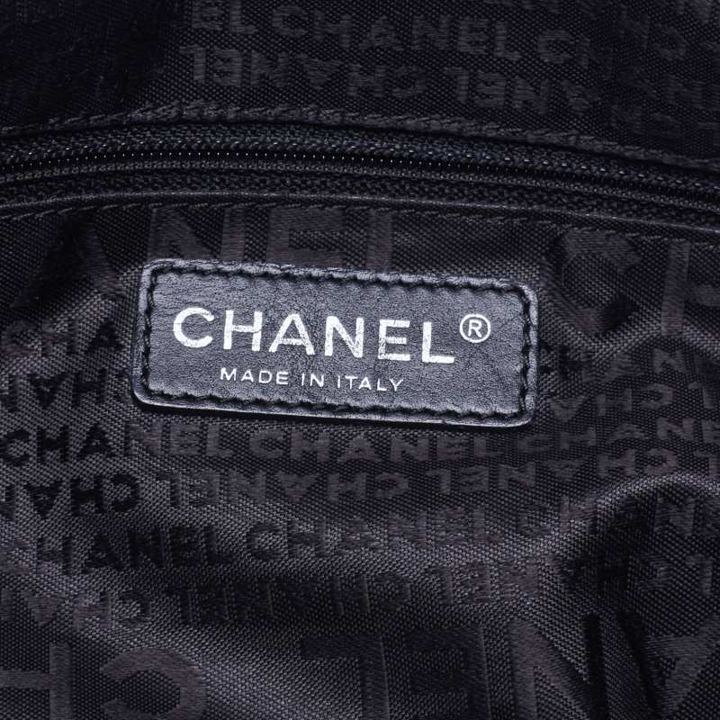 CHANEL CHOCOLATE BAR LOGO MARKING ULTRASETCH BOSTON TORTBACK CABIAS SKIN BLACK (Silver G) HANDBACK LADY BAG HYBRAND ( Ship)  HYBRAND SHOP ONLINE SHOP