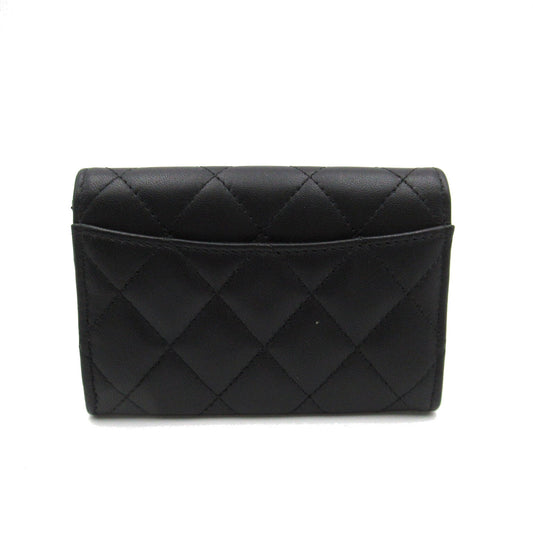 CHANEL Classic Flap Card Case Card Case Accessoires    Black  AP0214