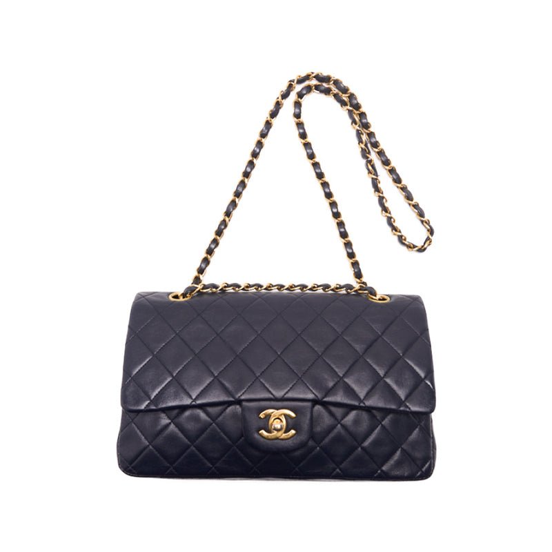 Chanel Matrasse Turnlock Double Flap Chain Shoulder  Navy (Gen Gold ) Shoulder Bag Mini Shoulder Bag  Bag Hybrid 【 Ship】 Himalan Bookstore Online