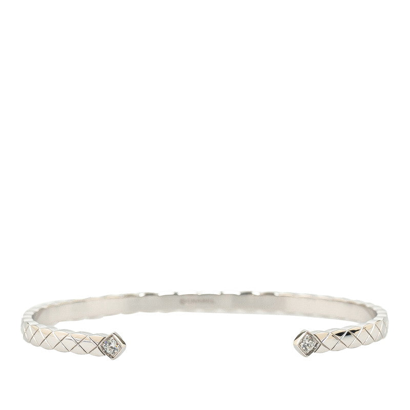 Chanel Mattrase CocoCrash Bracelet Bangle K18WG White G  Chanel