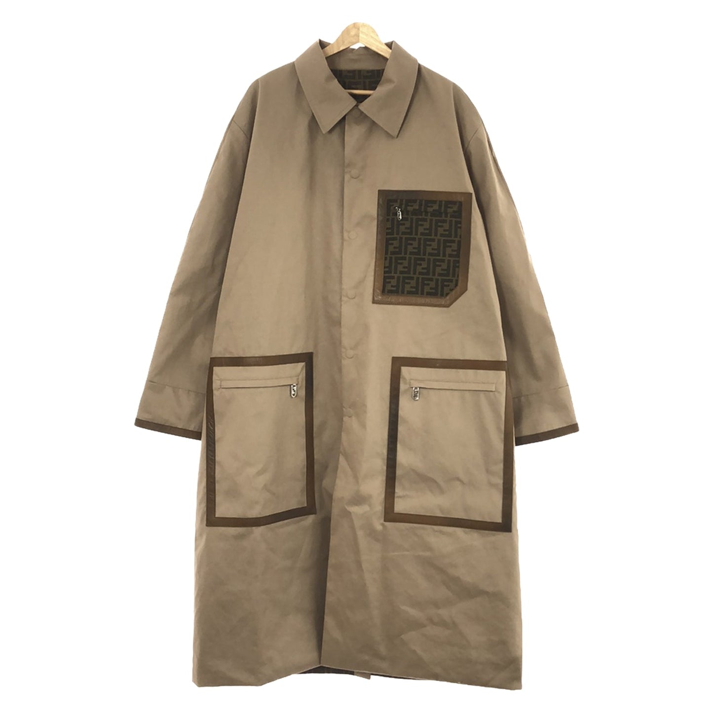 Fendi Fendi Coat Outdoor Cotton  Beige FF0741APNGF1M2L50