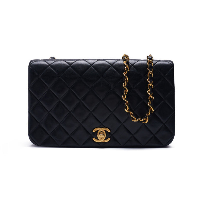 Chanel Matrasse Full Flap Chain Shoulder  Black  Shoulder Bag  Shoulder Bag Ladies Shoulder Bag Hybrid 【 Ship】【SS】 Rush Mountain Online