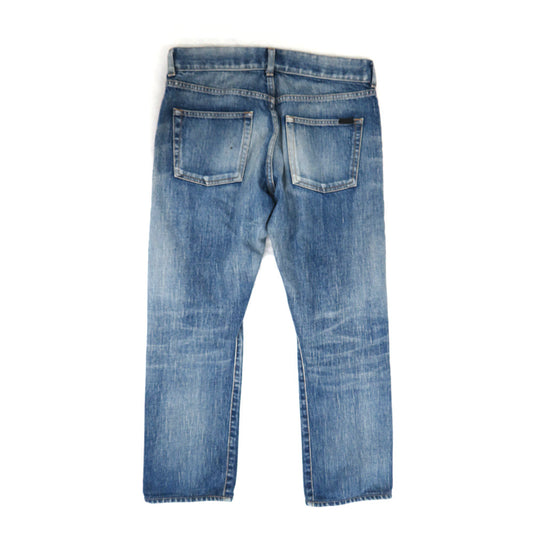 Saint Laurent Denim Jeans Blue 597052 28   Bottoms Clothes Fashion