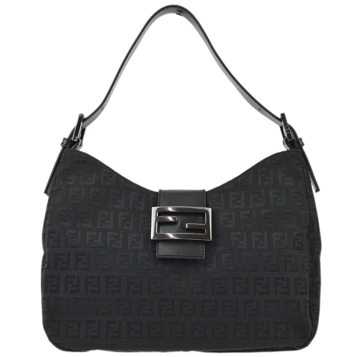 Fendi Black Zucchino Handbag