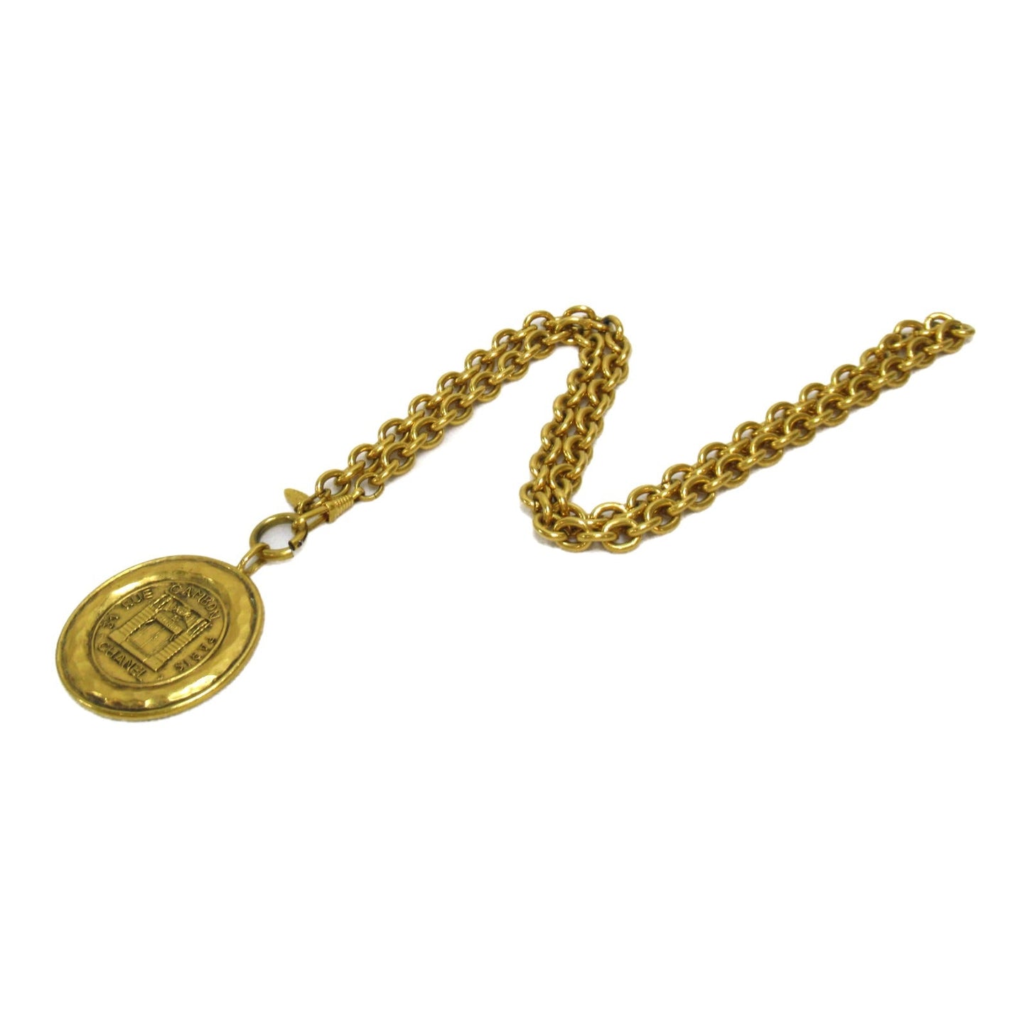 CHANEL Medal Necklace Collar Jewelry GP (Gen )  Gold