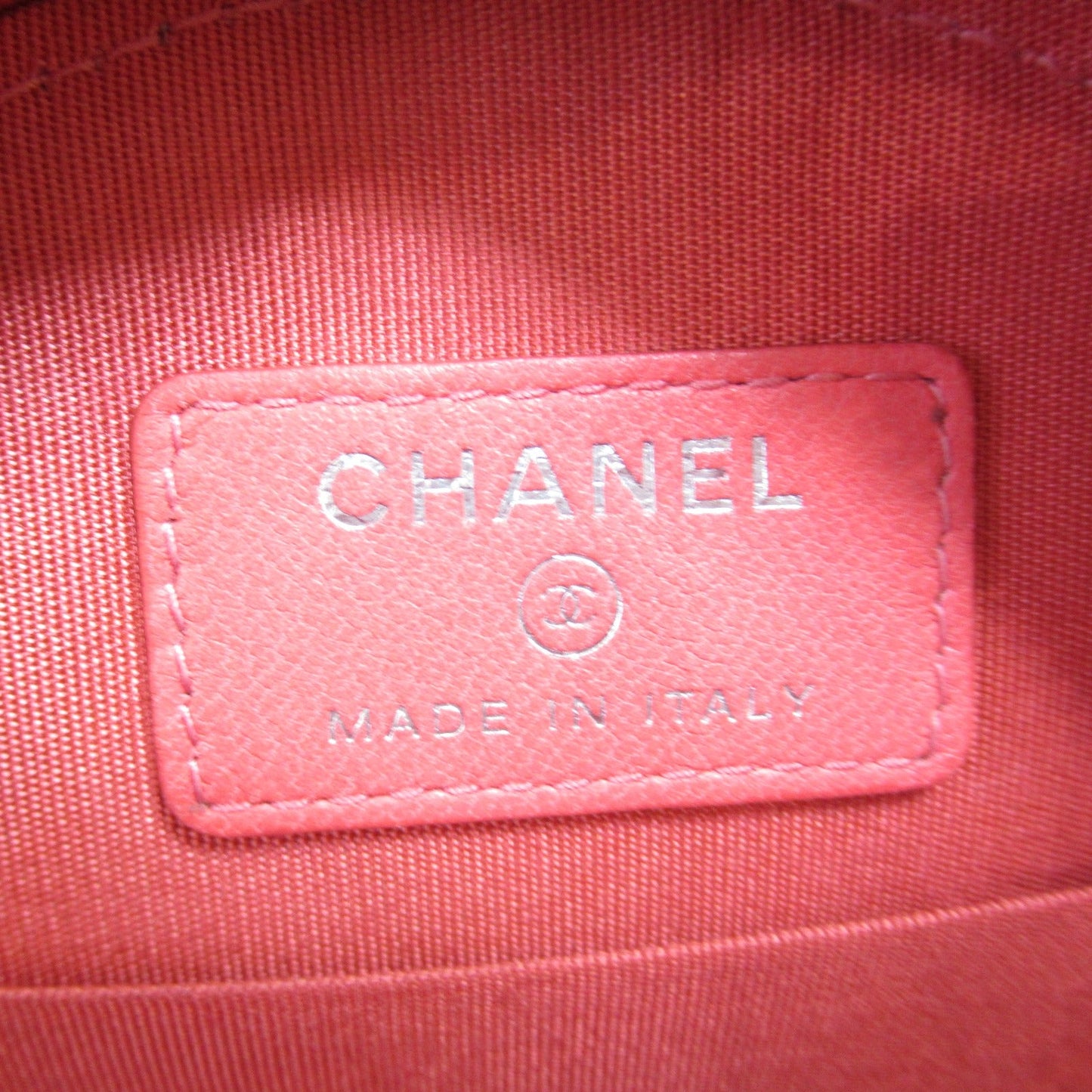 Chanel Chain Shoulder Bags Chain Shoulder Bags Leather  Red/Pink