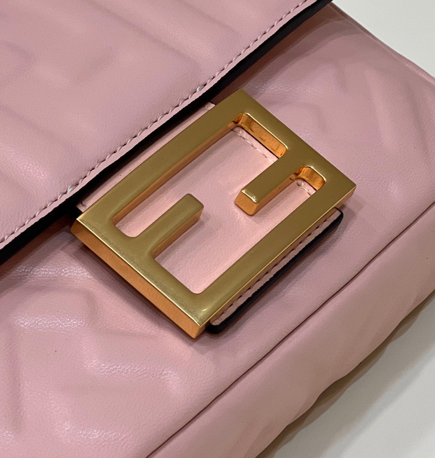 Fendi Baguette Pink Crossbody Bags