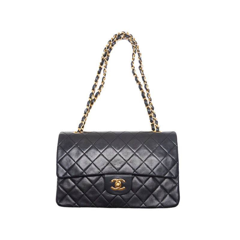 Chanel Matrasse Double Flap Chain Shoulder  Black   Bag Shoulder Bag Ladies French  Ship] Ladies Online  Ladies Online  Ladies Online