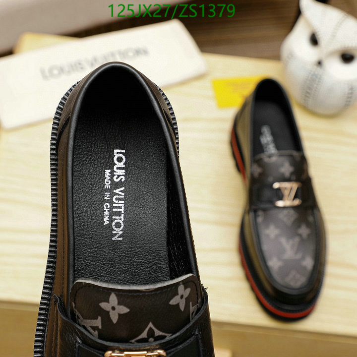 Louis Vuitton Mokassins Academy leather flats