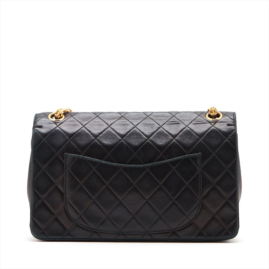 Chanel Matrasse  Double Flap Double Chain Bag Black G