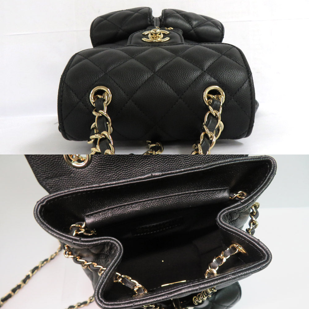 CHANEL CHANEL AS3290 B08045 94305 Chain Shoulder Black G  Caviar S Coco Leather  Beauty