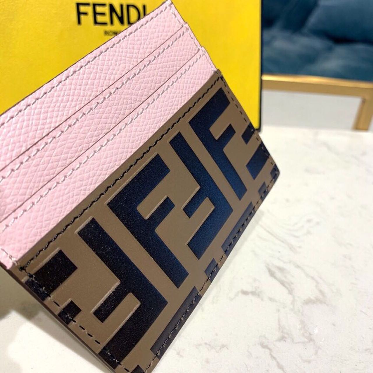 Fendi Card Holder Light Pink