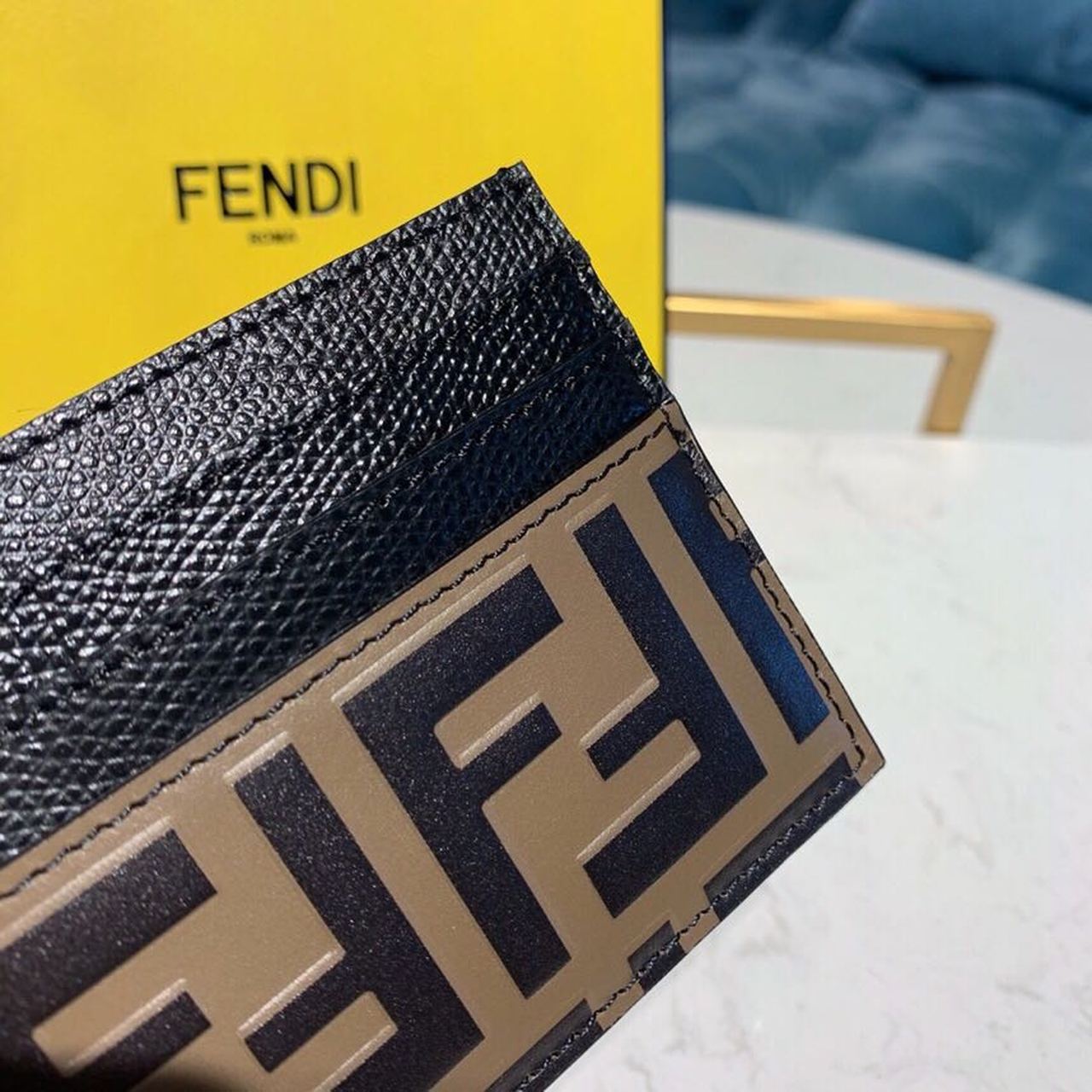 Fendi Card Holder Black