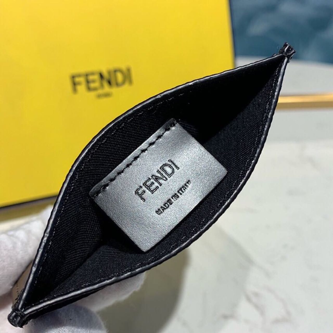 Fendi Card Holder Black