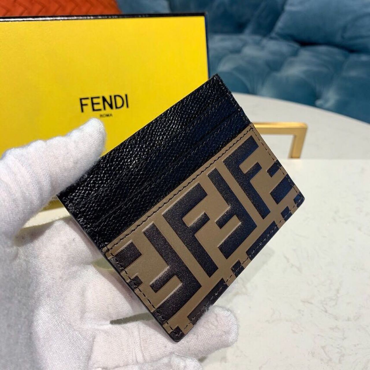 Fendi Card Holder Black