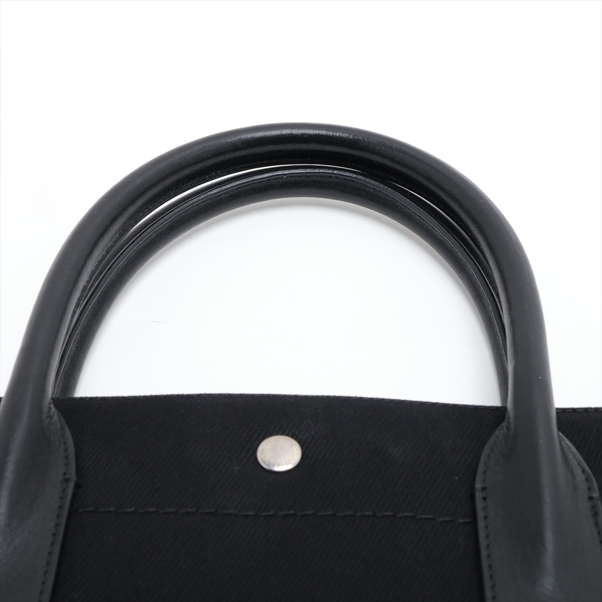 Saint Laurent  Livgorch canvas x leather Tote bag black 632539