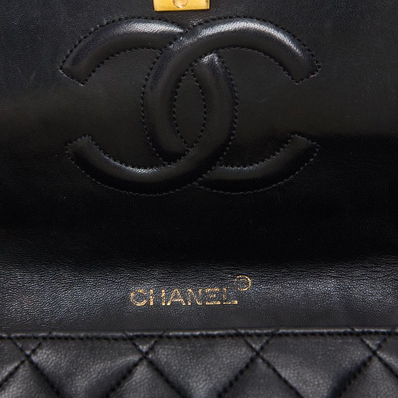 Chanel Matrasse  Flap Turnlock Chain Shoulder  Black   Shoulder Bag Ladies Shoulder Bag Hybrid 【 Ship】 Ladies Shoulder Bag Ladies Shoulder Bag