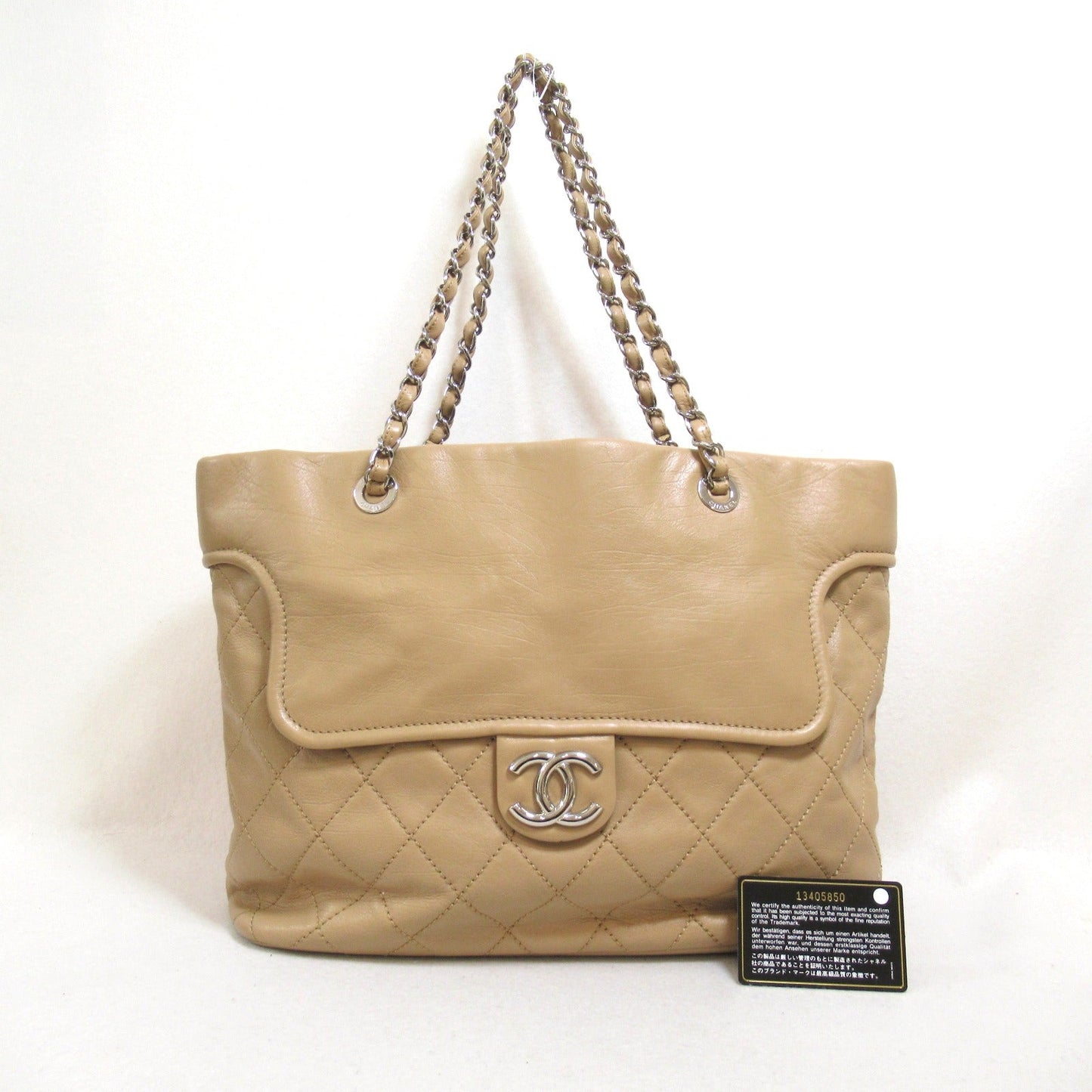 Chanel Shoulder Bags Shoulder Bags Leather  Beige  Chanel