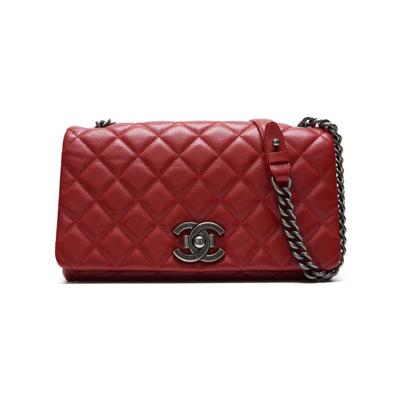 Chanel Matrasse Full Flap Chain Shoulder Caviar S Red (Silver G) Shoulder Bag  Shoulder Bag Ladies Shoulder Bag Hybrid 【 Ship】 Dutch Shark Online