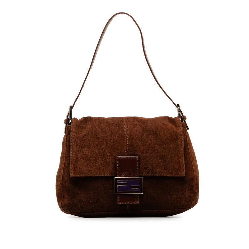 Fendi Mamma Bucket One-Shoulder Handbag 26325 Brown  Leather  Fendi