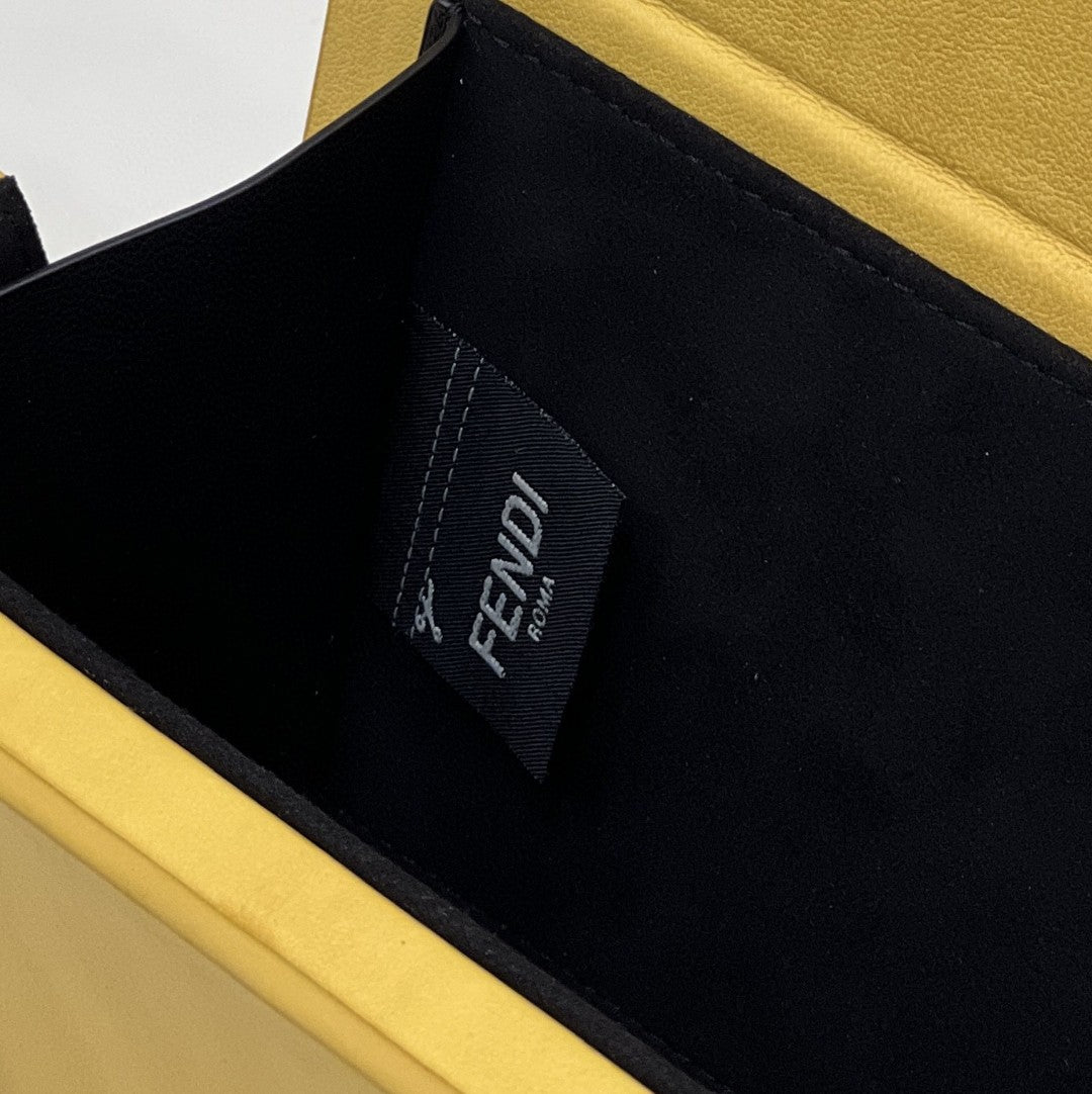 Fendi Horizontal Box Yellow Bag