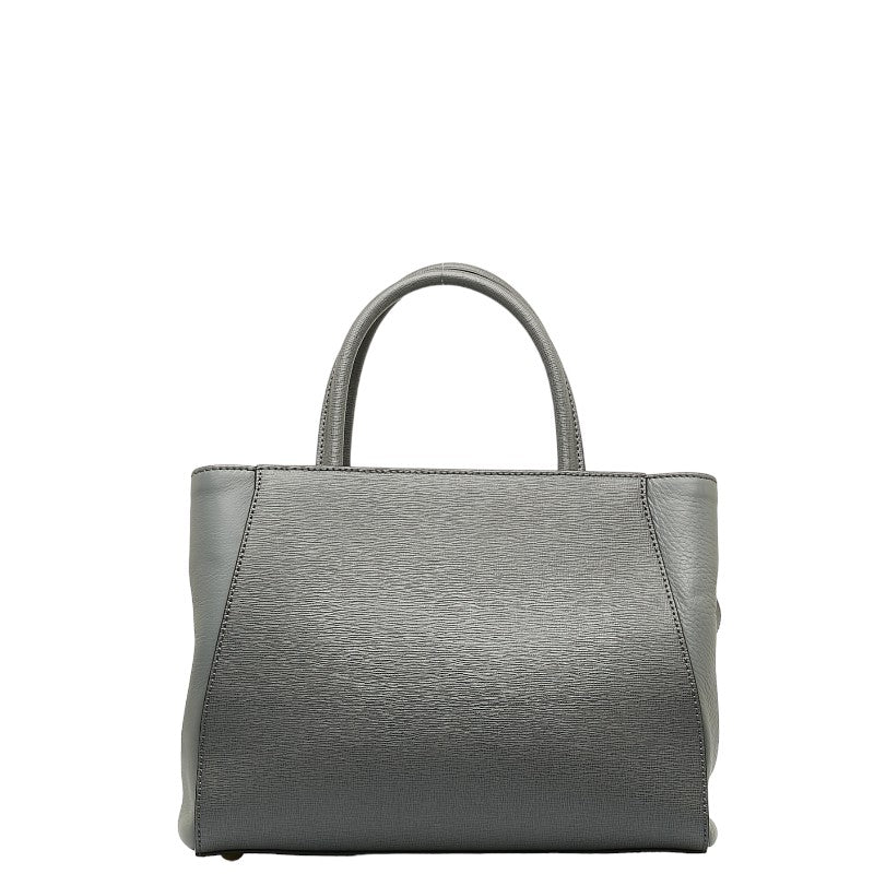 FENDI FENDI 8BH253 Handbags Leather Gray