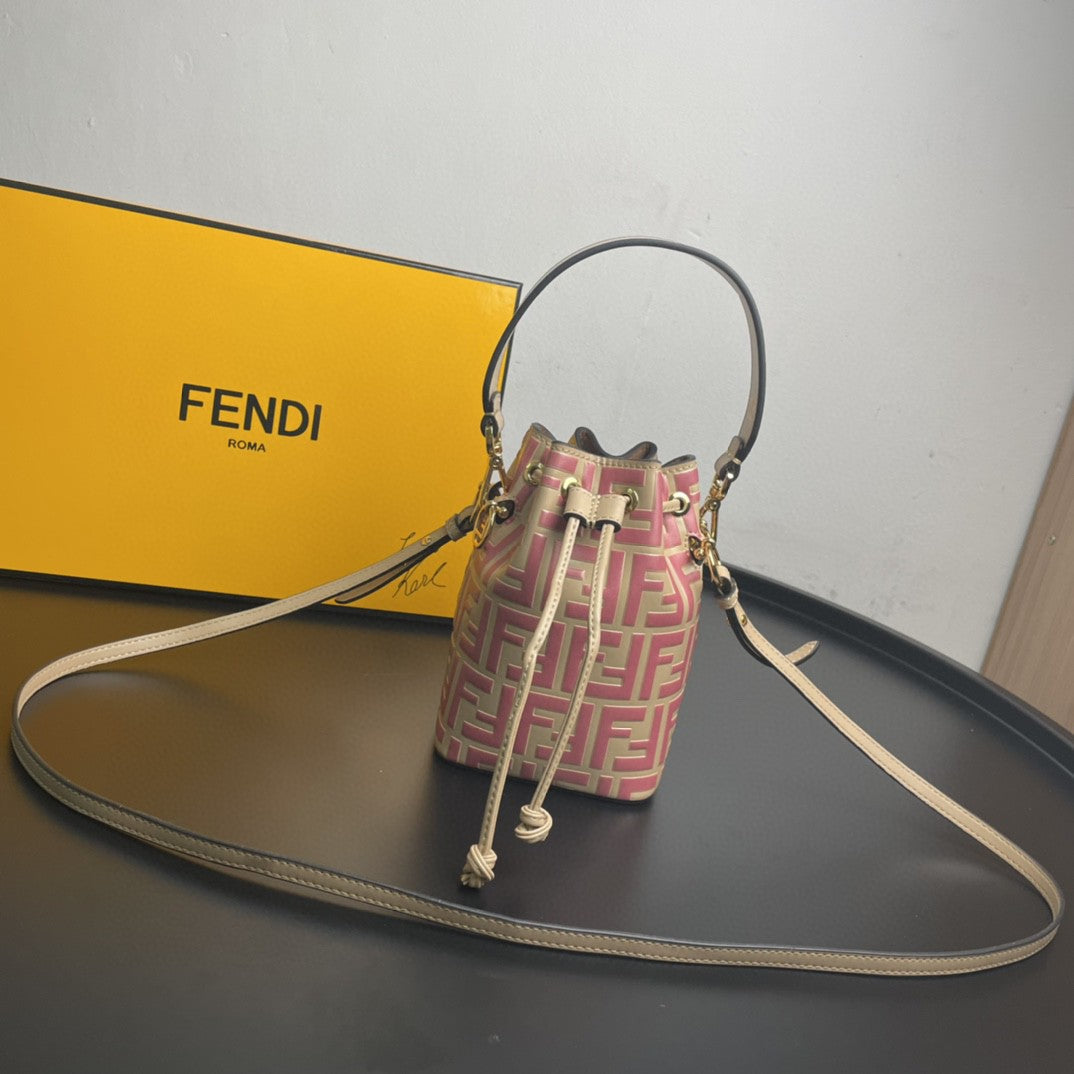 Fendi Mon Tresor Pink Mini Bag For Woman 18cm/7in