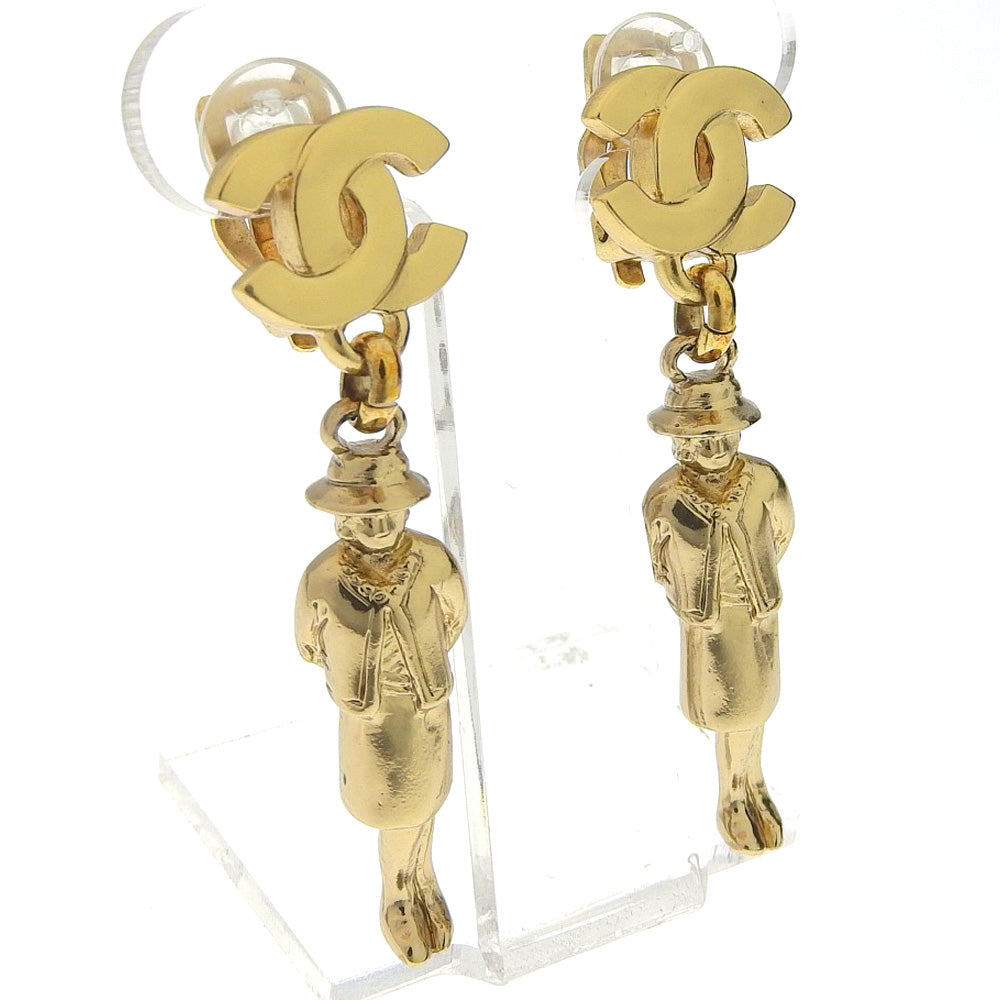 CHANEL Chanel Mademoiselle Coco Doormotif G  02P  Earring A+ Ranked Earring